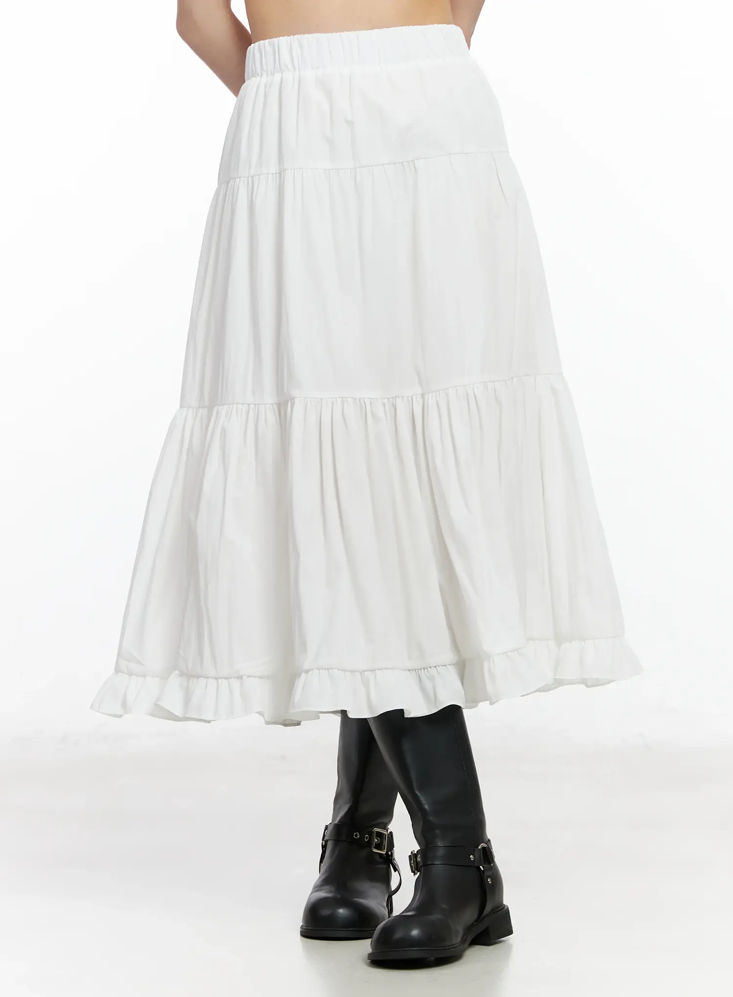 Flowy Layered Maxi Skirt IF520