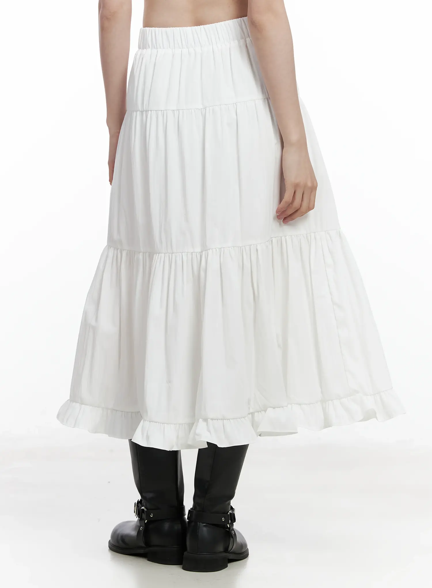 Flowy Layered Maxi Skirt IF520 - Image 6