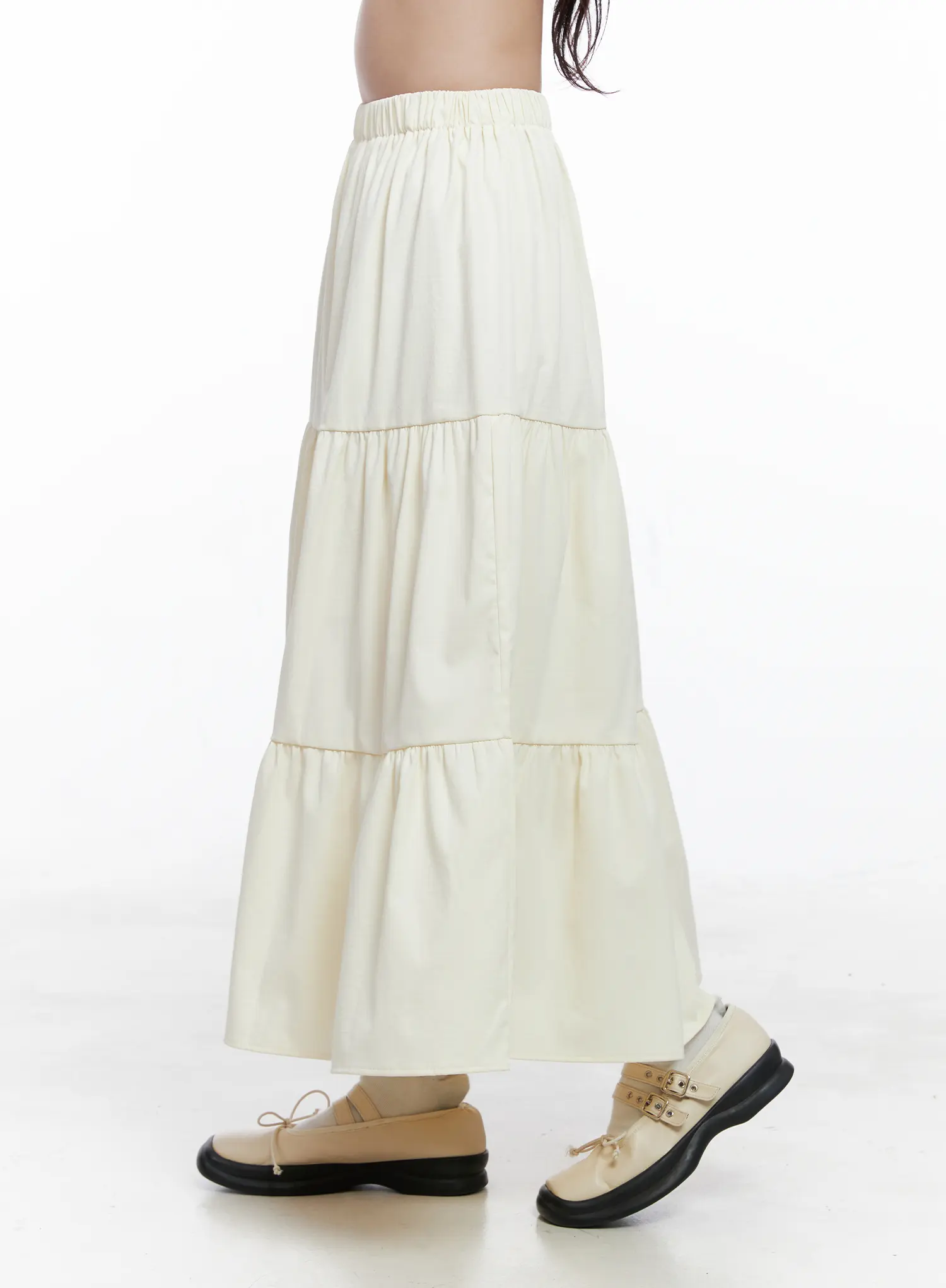 Flowy Tiered Maxi Skirt CS523 - Image 4