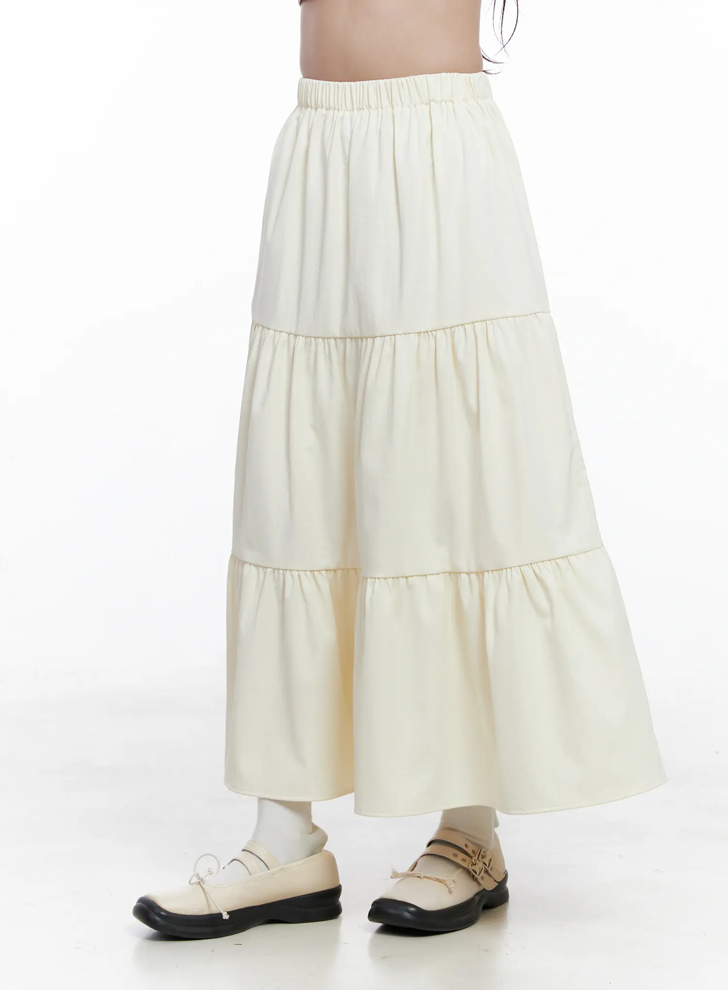 Flowy Tiered Maxi Skirt CS523 - Image 8