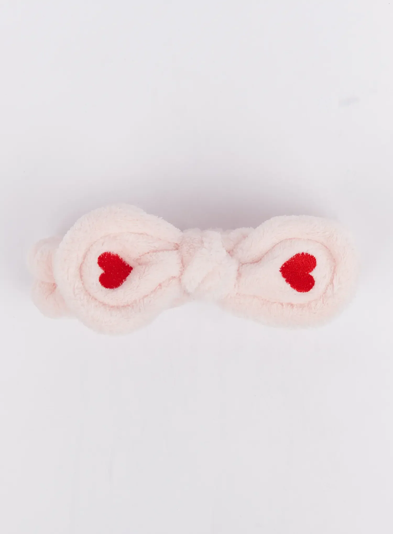 Fluffy Heart Bow Headband IM527 - Image 6