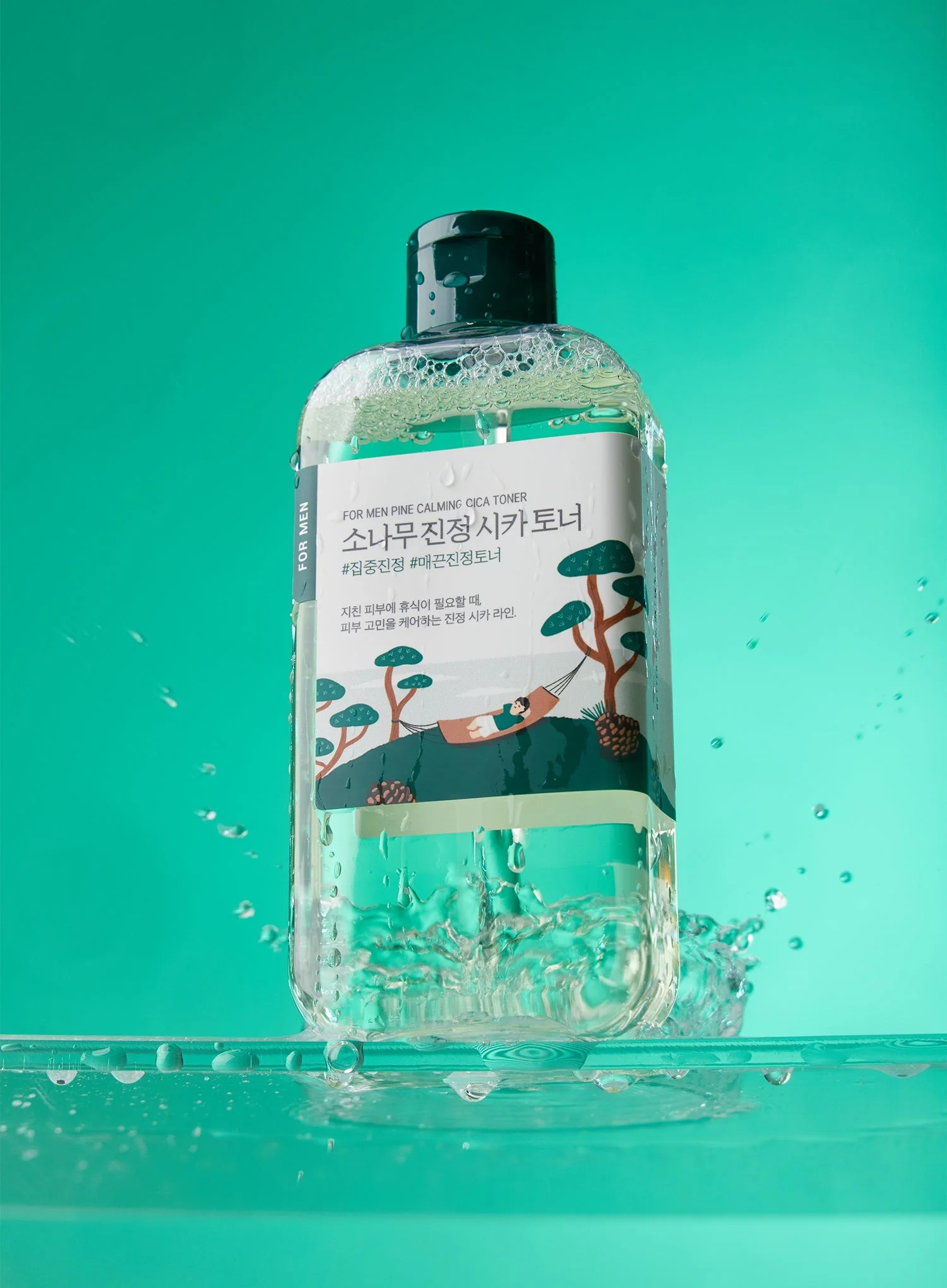 For Men Pine Calming Cica Toner (200ml) - Image 2