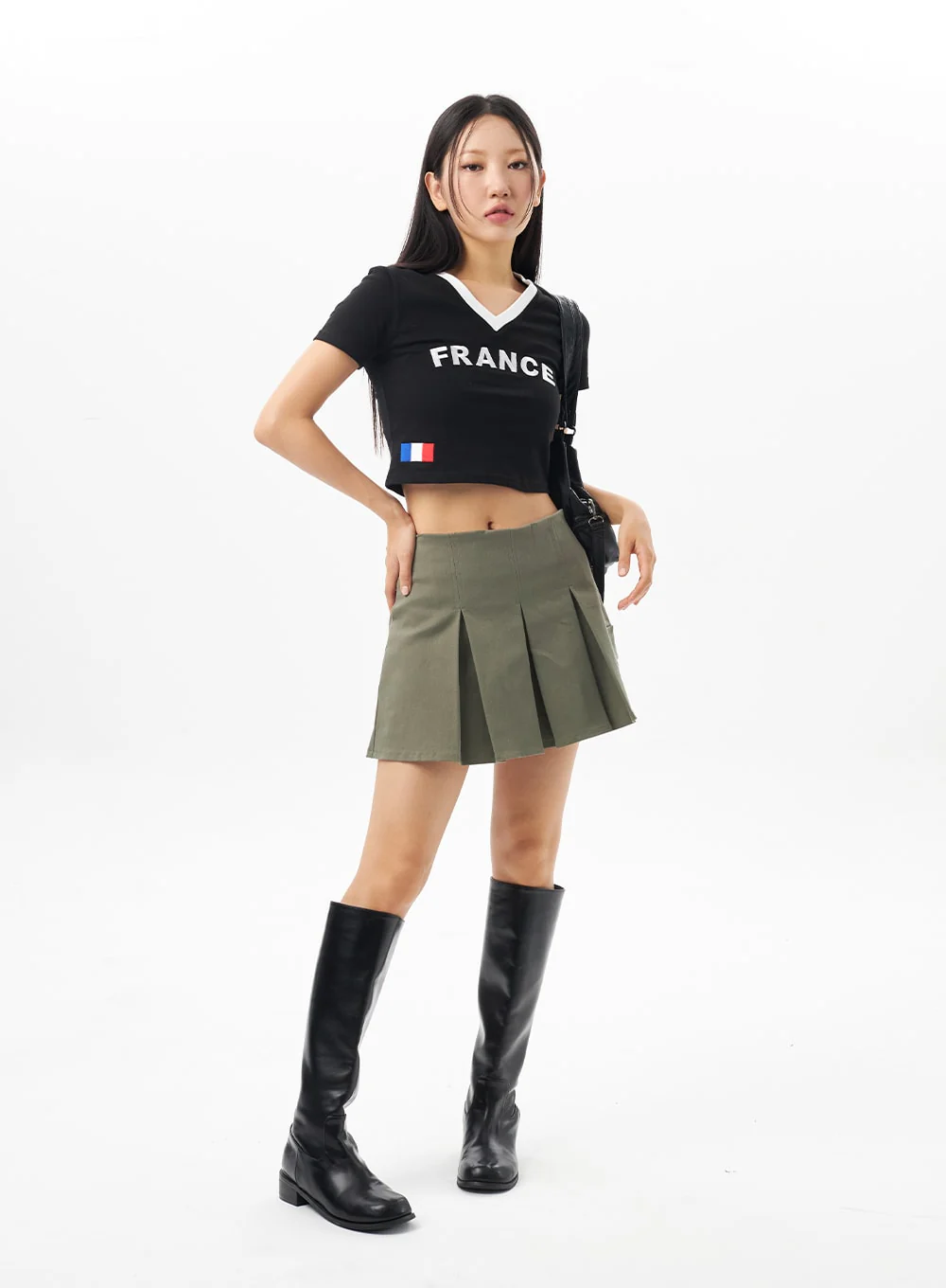 France V-Neck Tee CU315 - Image 9