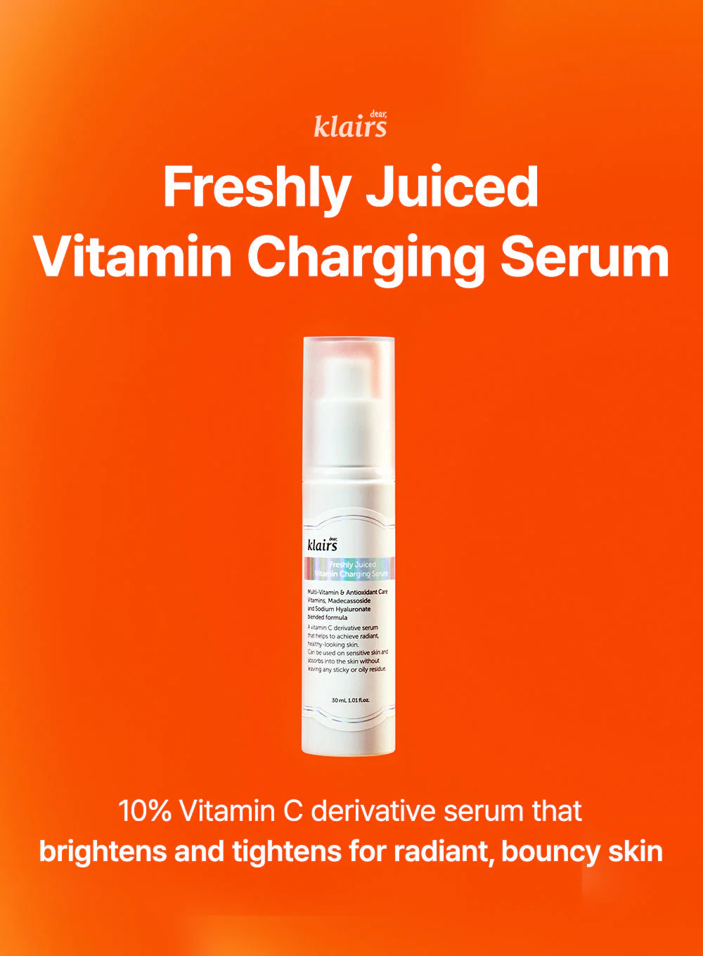Freshly Juiced Vitamin Charging Serum (30ml) - Image 2
