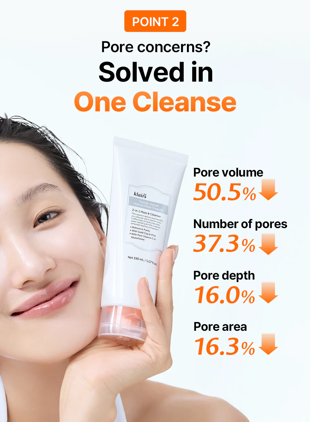 Freshly Juiced Vitamin Mask Cleanser (150ml) - Image 15