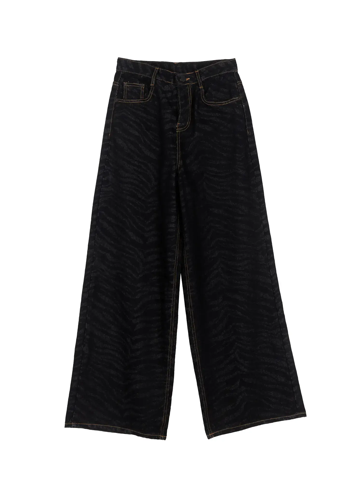 Freyja Animal Print Wide Leg Jeans IS508 - Image 12