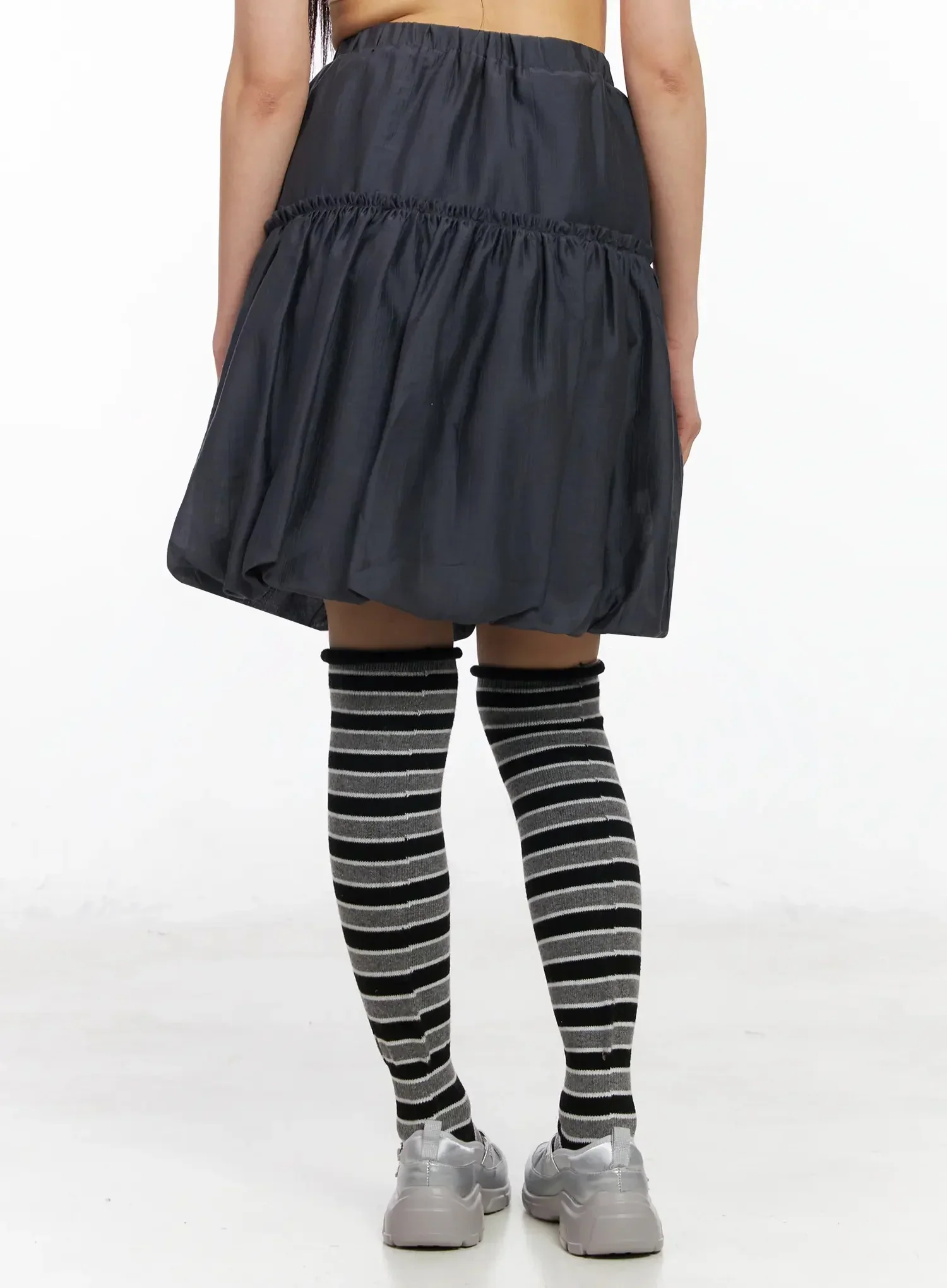Frill Balloon Midi Skirt IA523 - Image 11