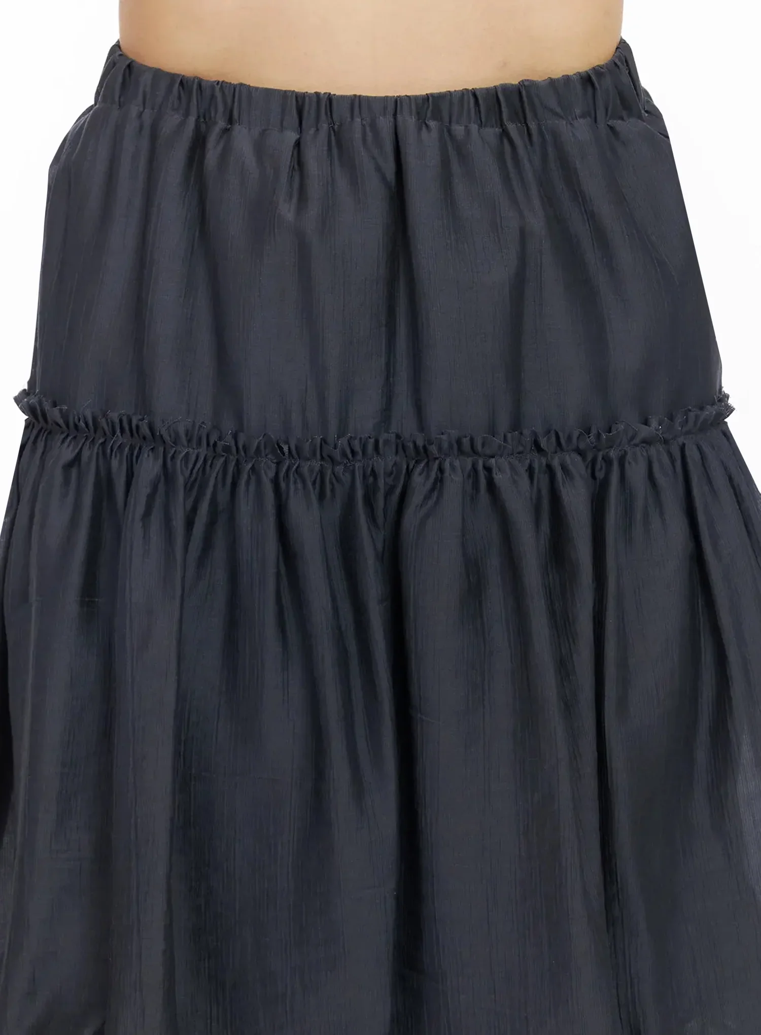 Frill Balloon Midi Skirt IA523 - Image 4
