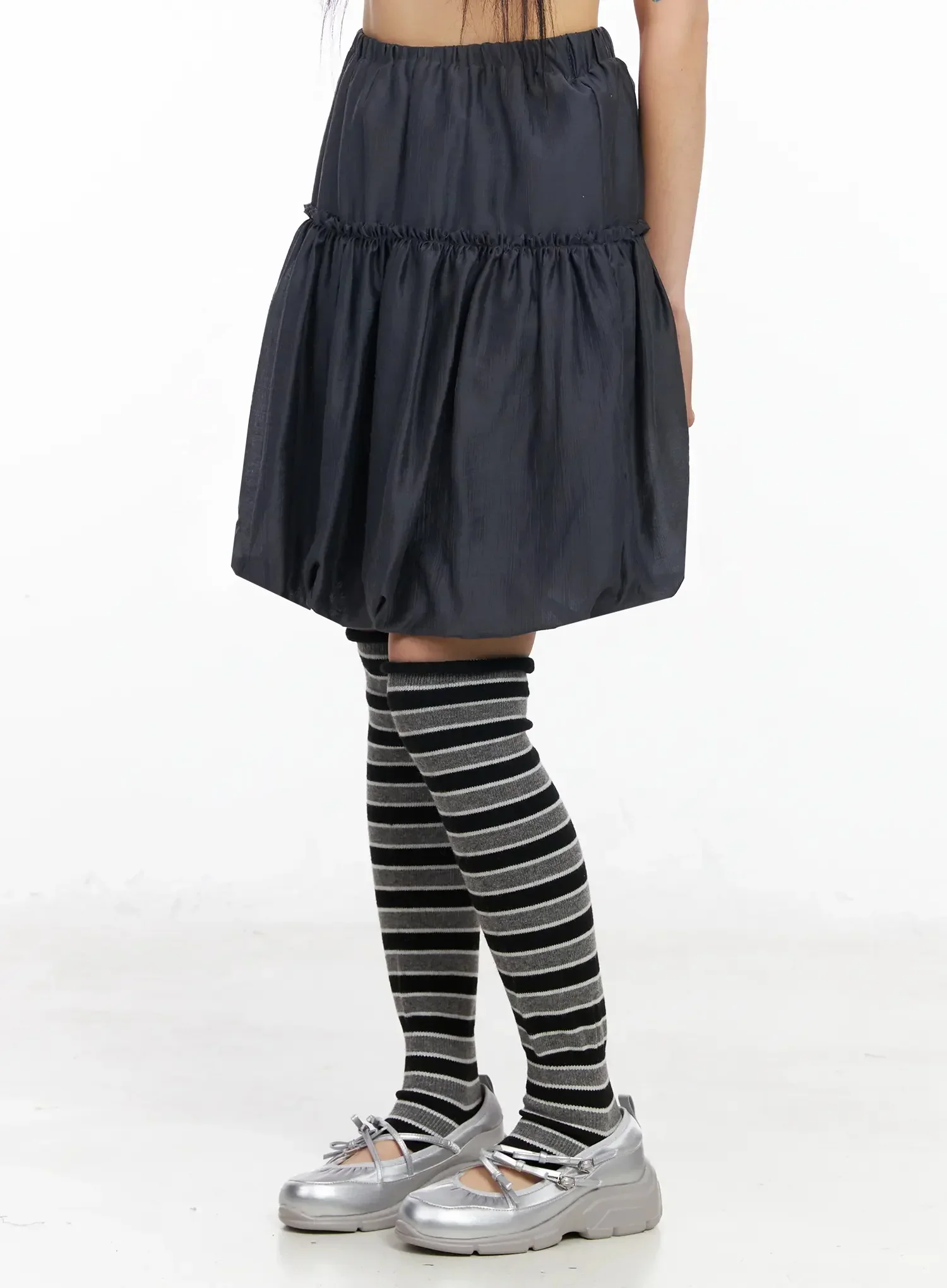 Frill Balloon Midi Skirt IA523 - Image 6