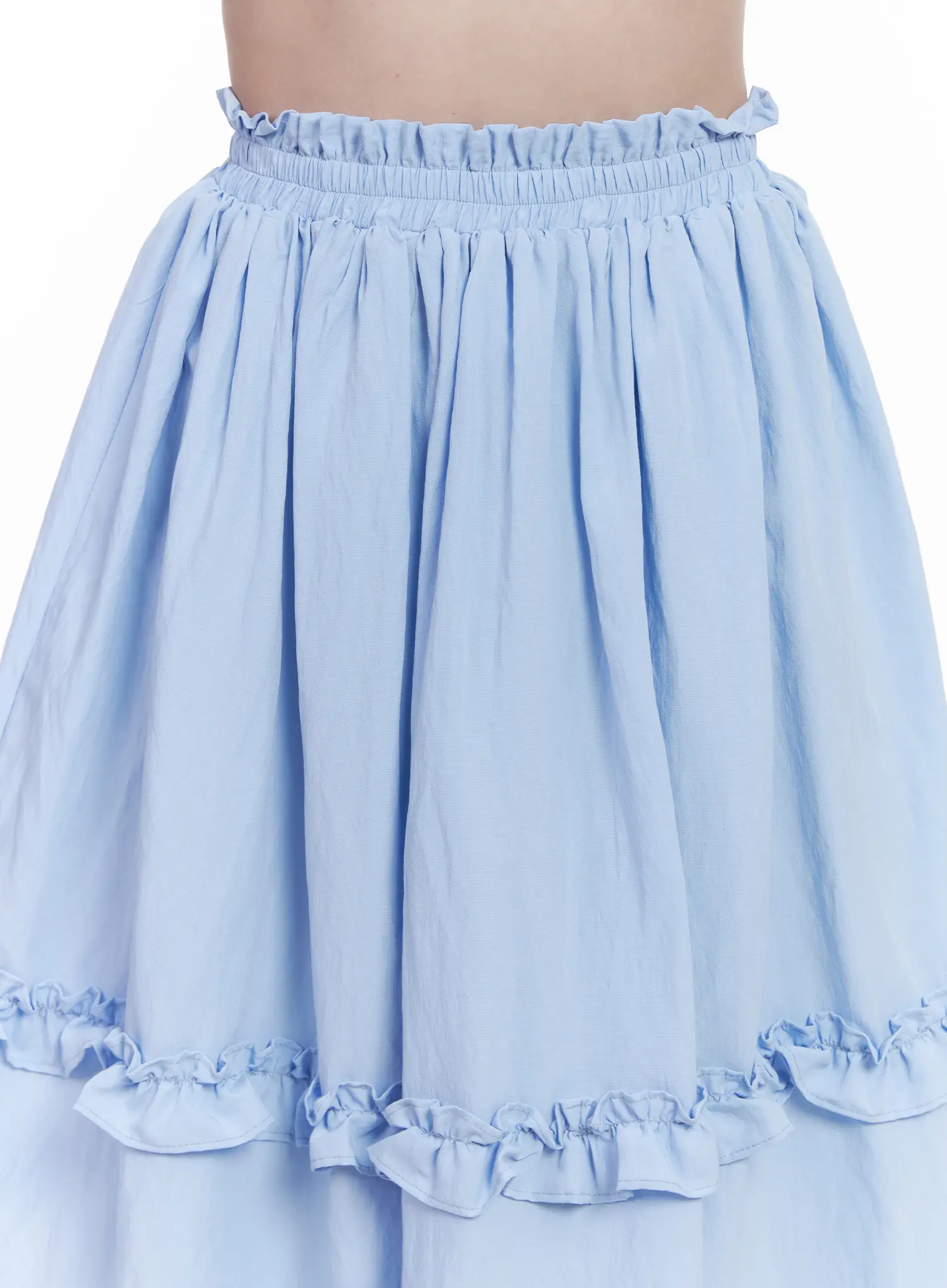 Frill Flare Midi Skirt CA509 - Image 3