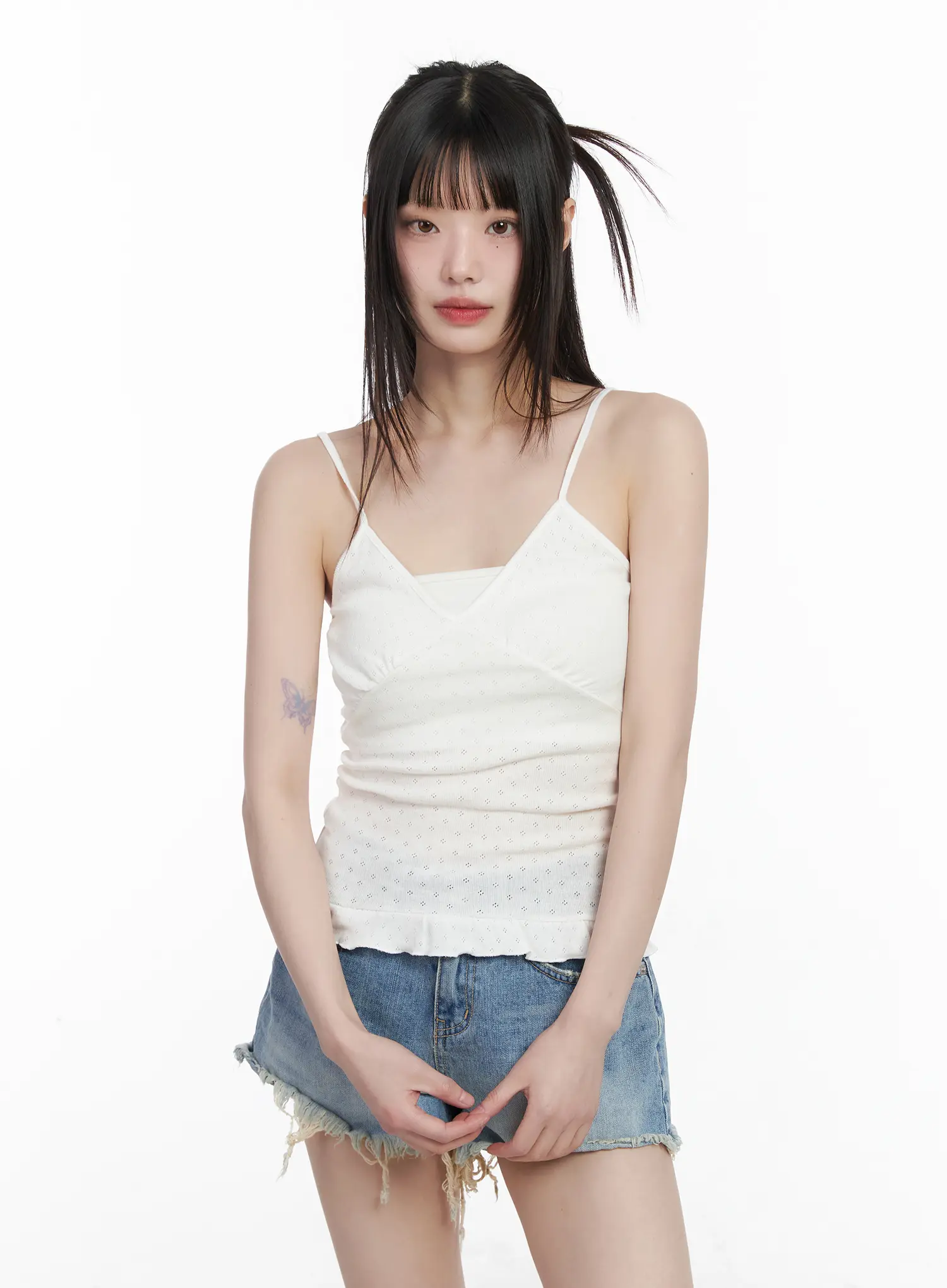 Frill Hem Cami Top CM525 - Image 8