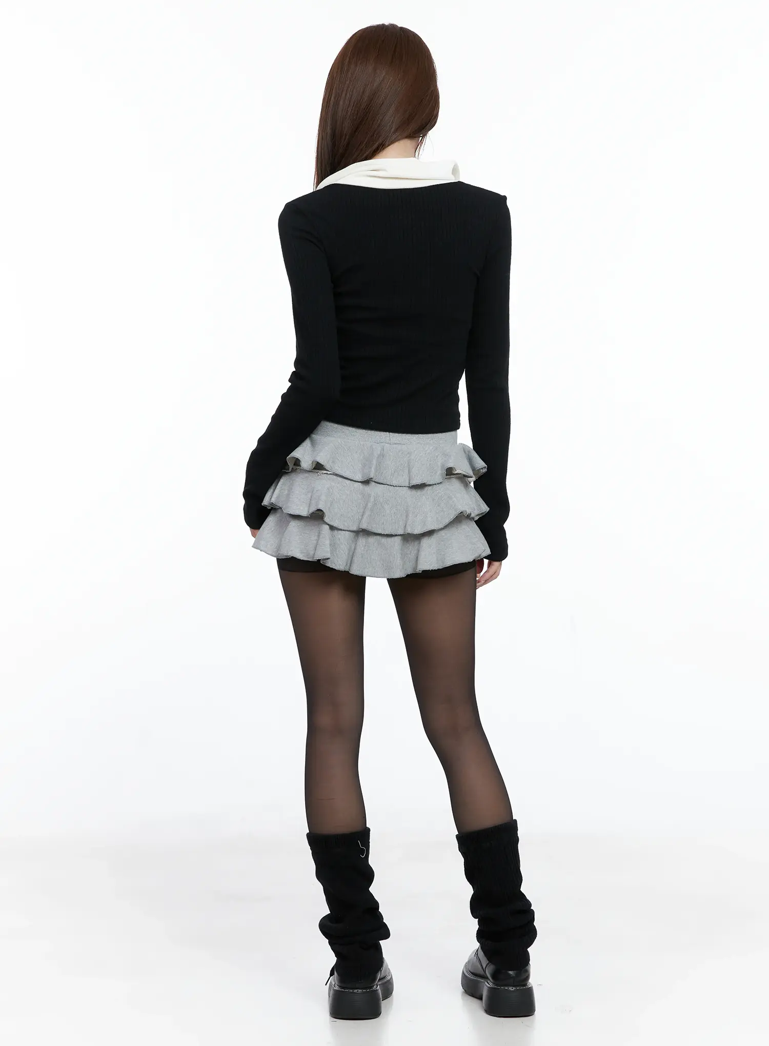 Frill Layered Mini Skirt CS501 - Image 4