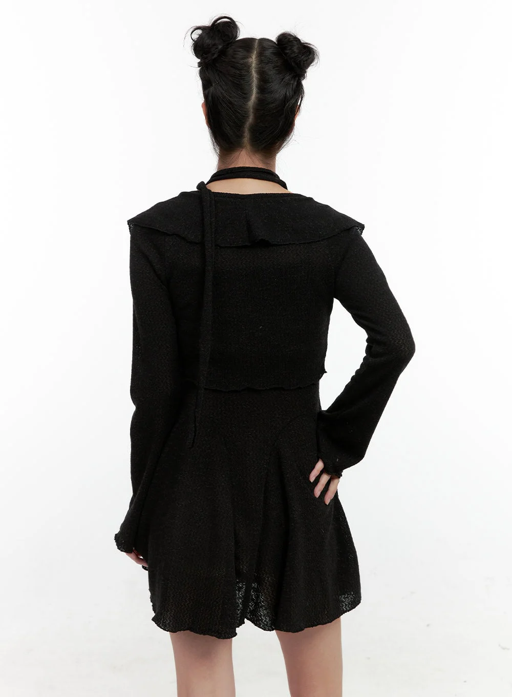Frill Mini Dress Set ON404 - Image 8