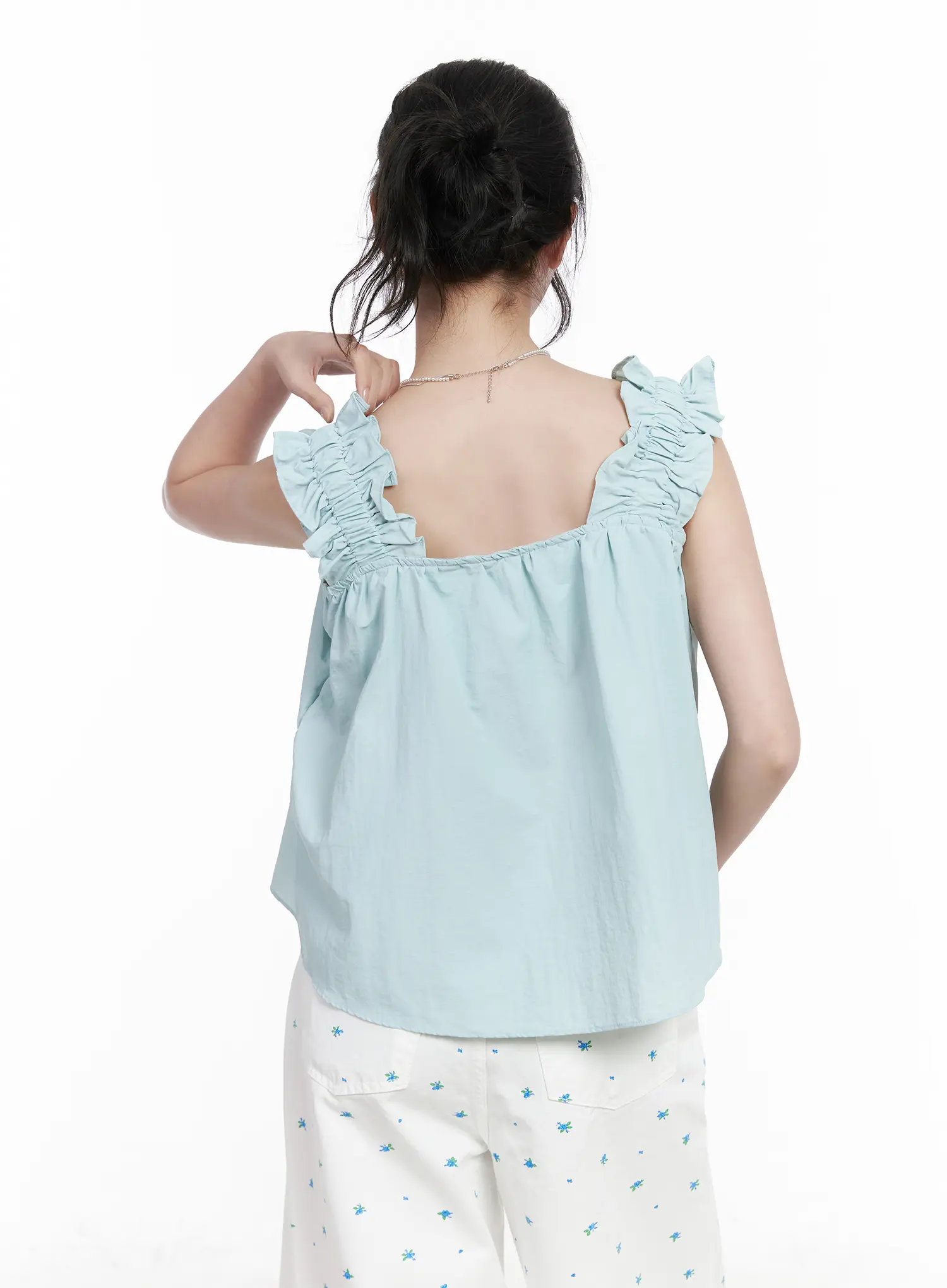 Frill Strap Sleeveless Top CA510 - Image 9