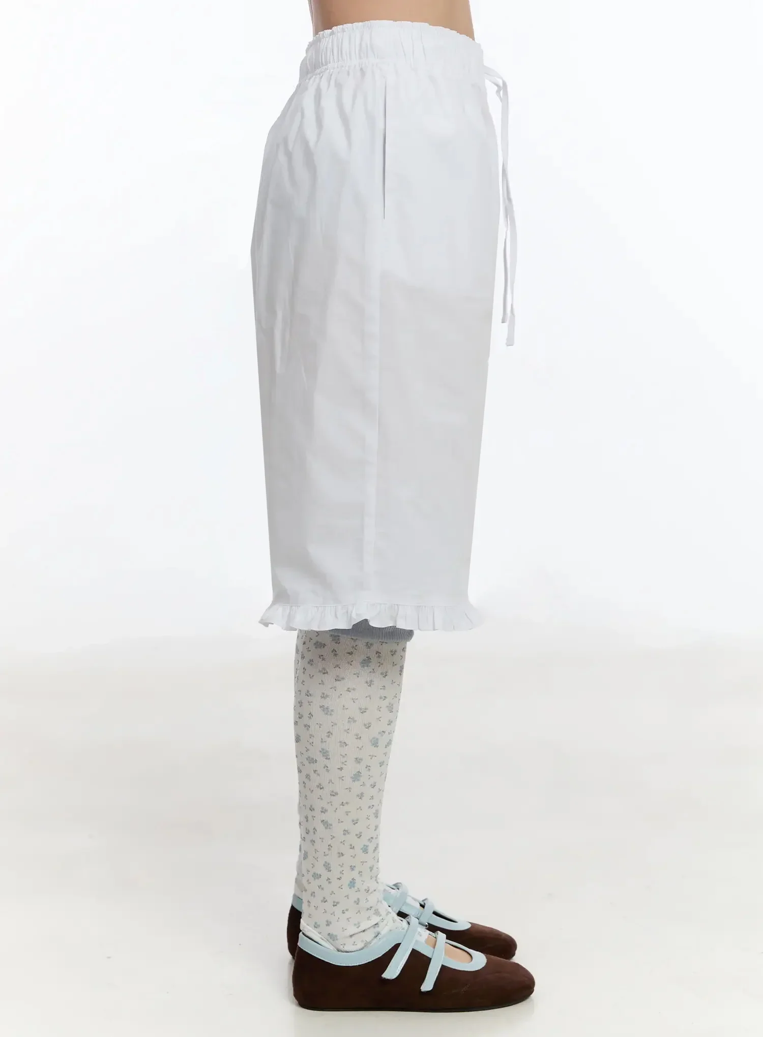 Frilled Cotton Shorts IM509 - Image 13
