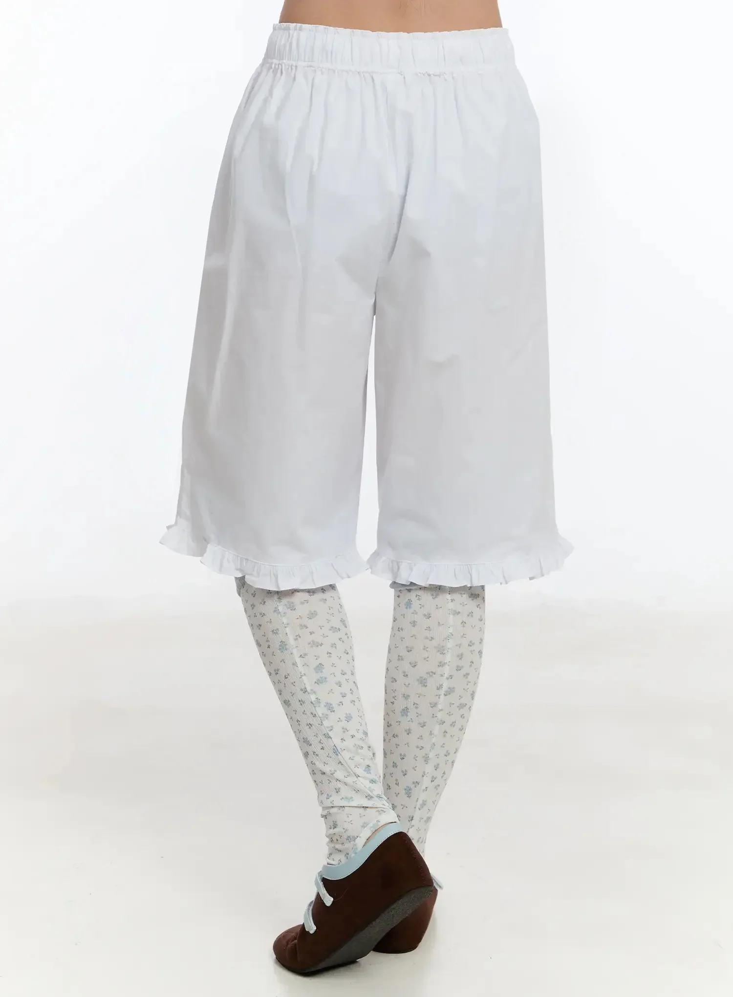 Frilled Cotton Shorts IM509 - Image 14