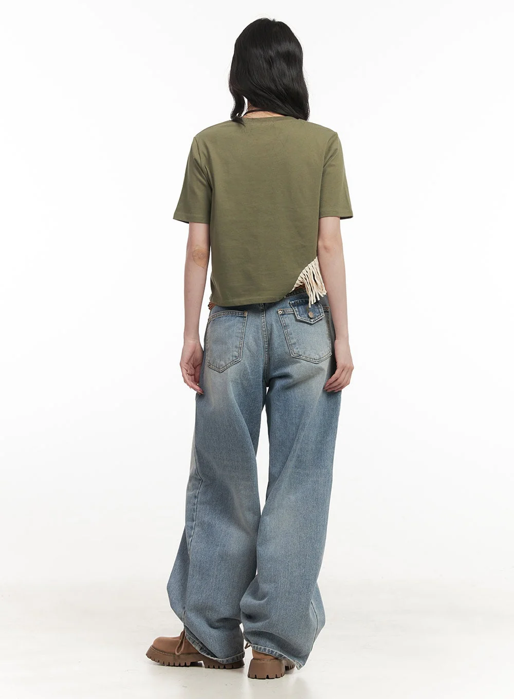 Fringe-Hem Asymmetric Top CF513 - Image 8