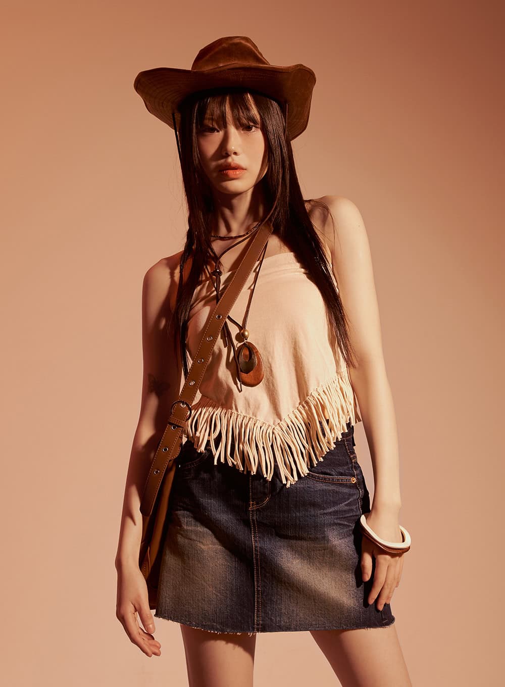 Fringe Tube Top CF518 - Image 9