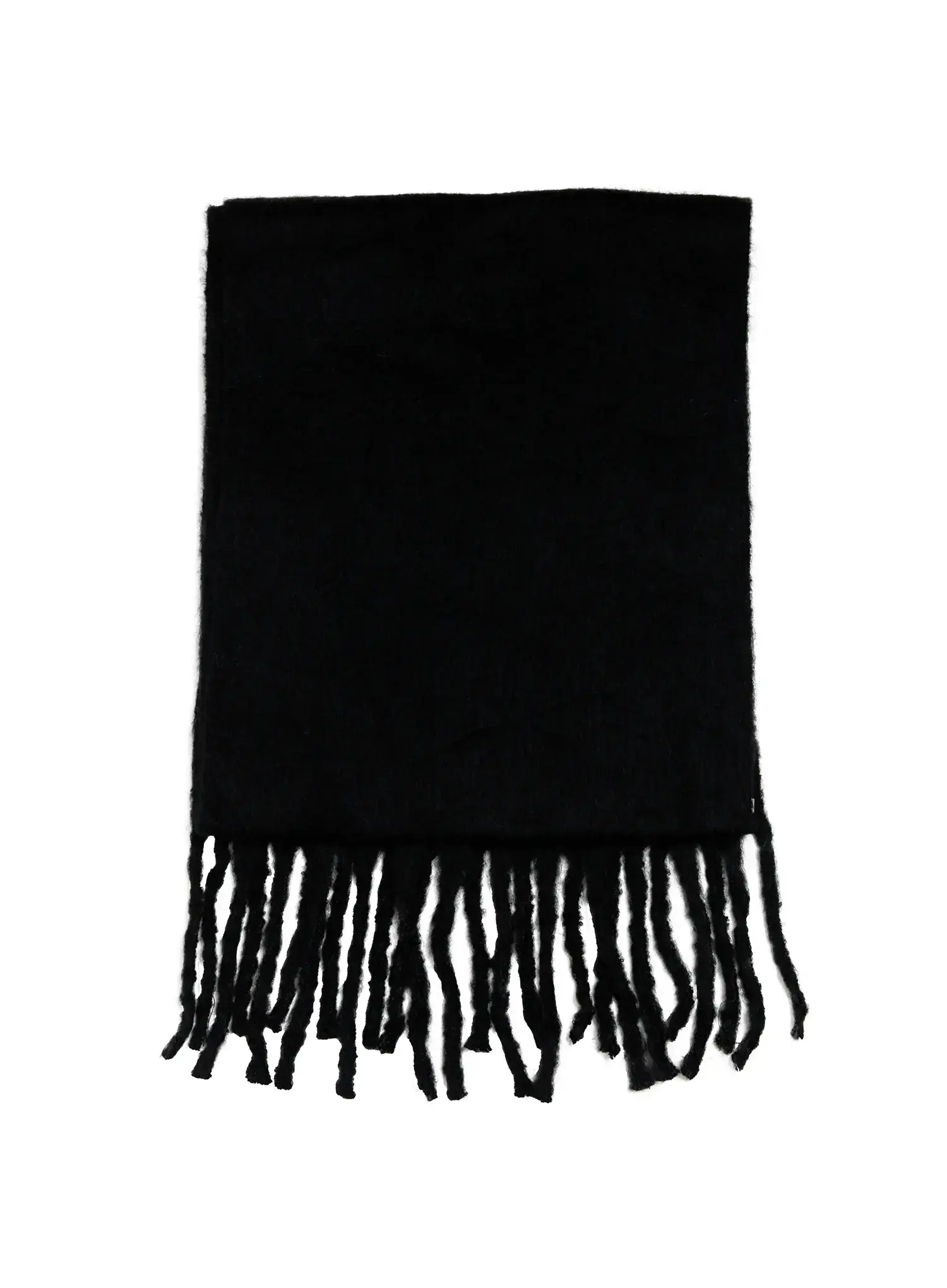 Fringed Solid Scarf IN513 - Image 9