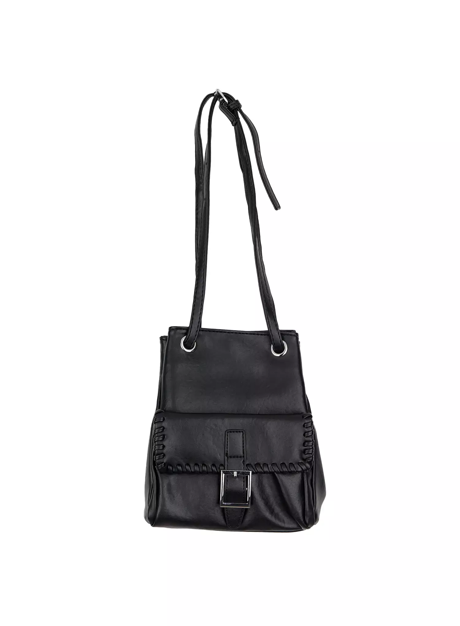 Front Pocket Drawstring Shoulder Bag IM509 - Image 11