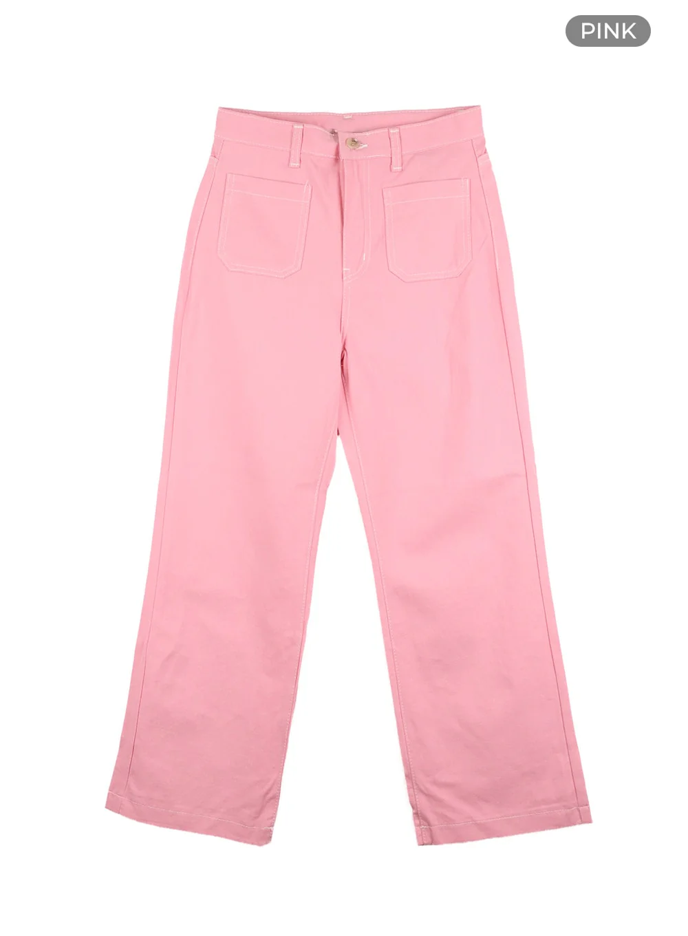 Front Pockets Straight Fit Pants OA419 - Image 8