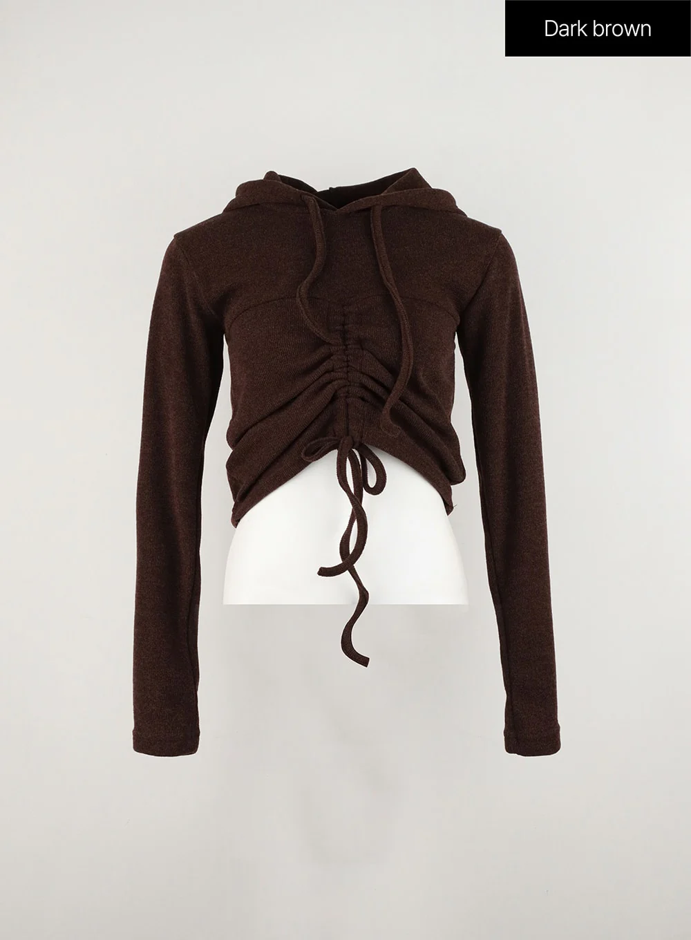 Front Shirring Hoodie Sweater IN328 - Image 11