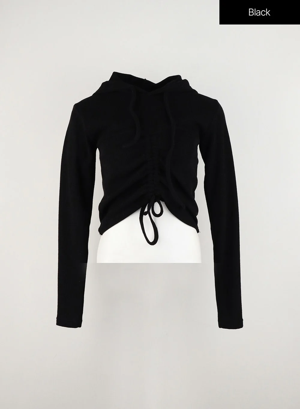 Front Shirring Hoodie Sweater IN328 - Image 12