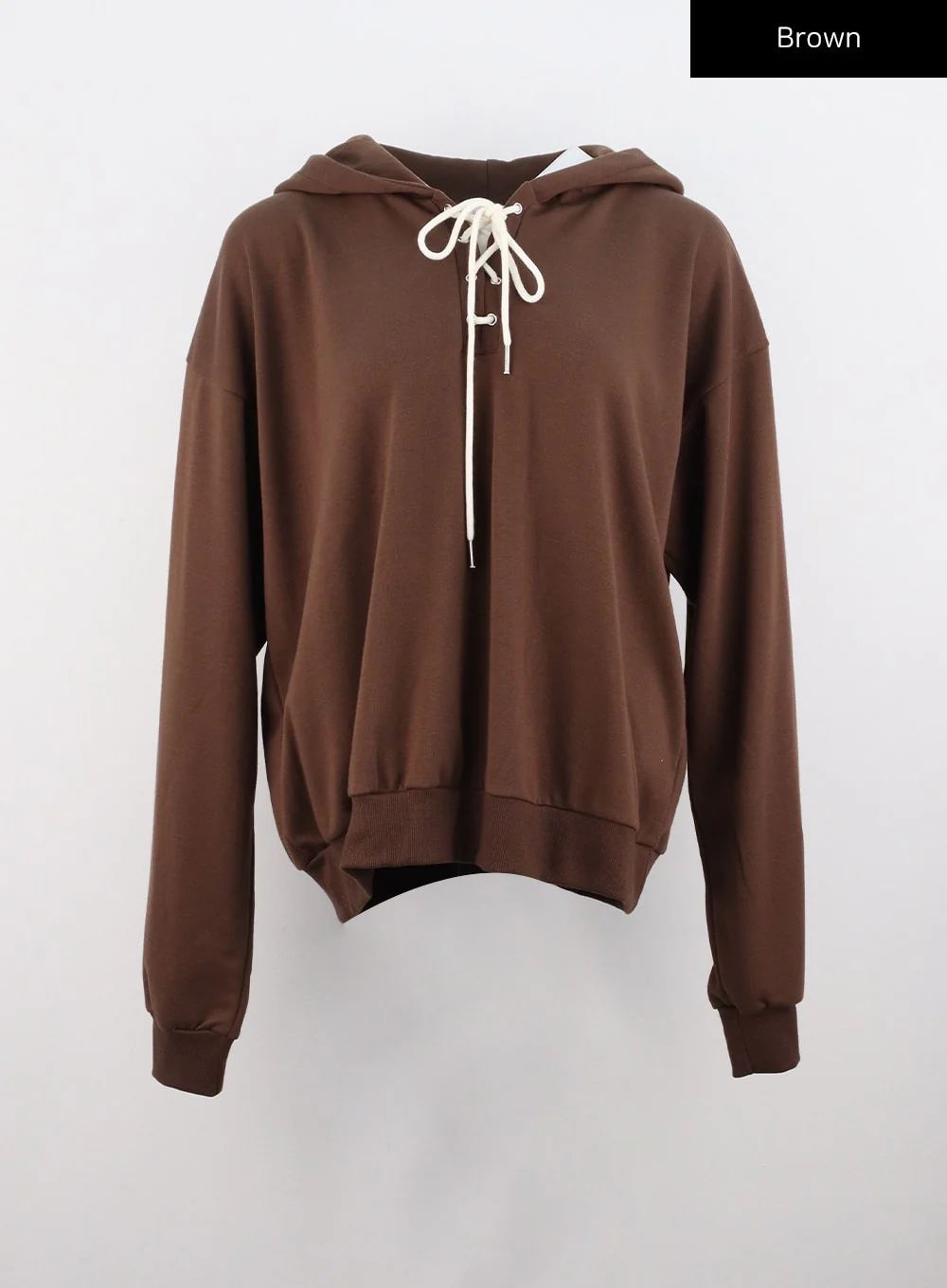 Front Tie Hooded Sweatshirt IS312 - Image 12