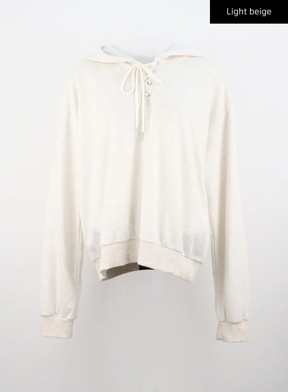 Front Tie Hooded Sweatshirt IS312 - Image 9