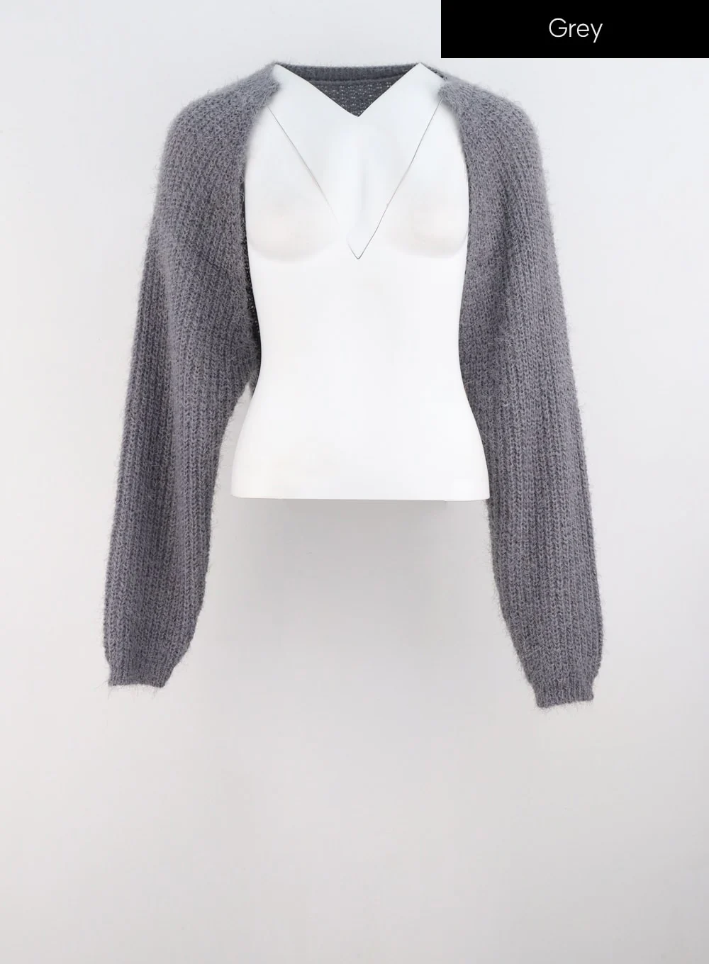Fuzzy Crop Bolero IS304 - Image 12
