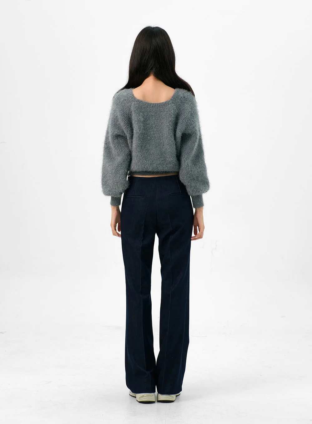 Fuzzy Off-Shoulder Sweater OG327 - Image 10