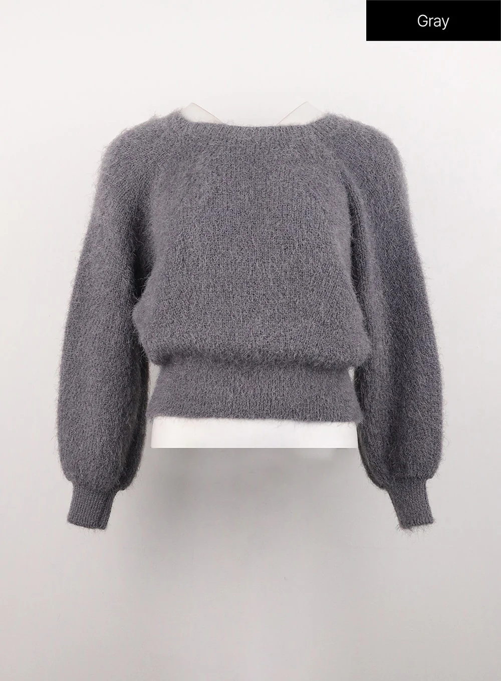 Fuzzy Off-Shoulder Sweater OG327 - Image 14