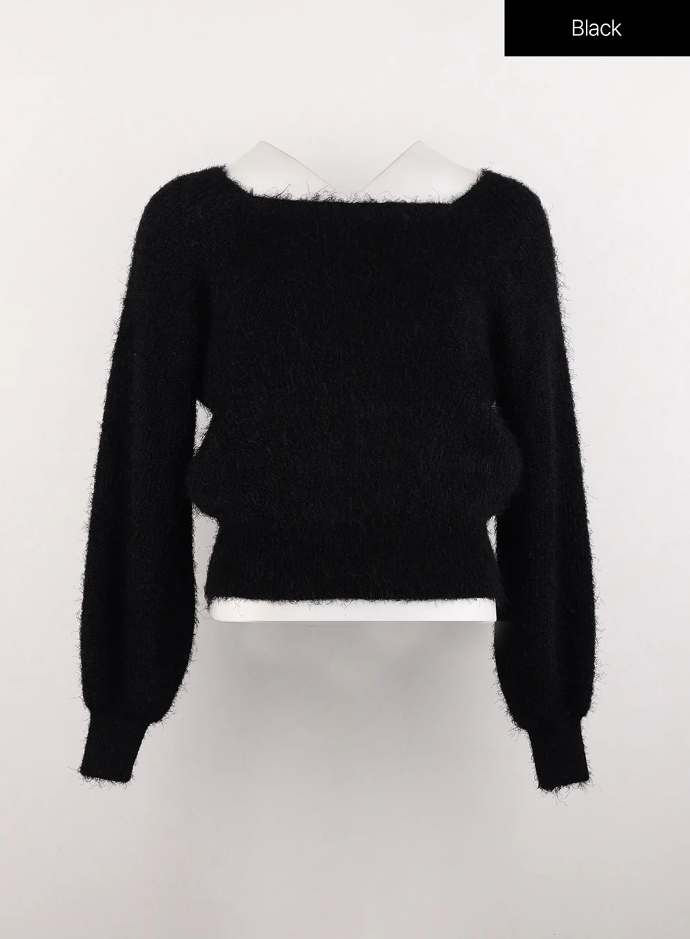 Fuzzy Off-Shoulder Sweater OG327 - Image 16