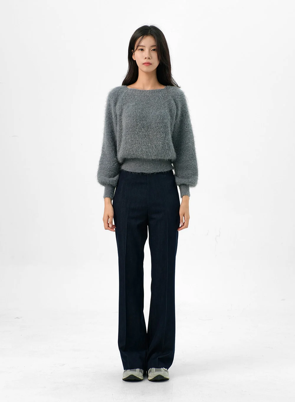 Fuzzy Off-Shoulder Sweater OG327 - Image 8