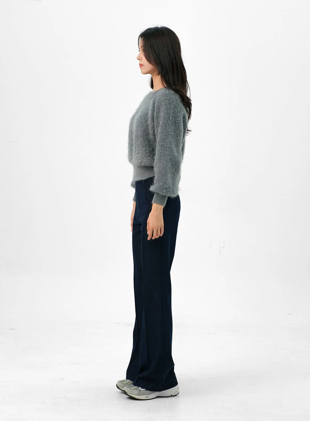 Fuzzy Off-Shoulder Sweater OG327 - Image 9