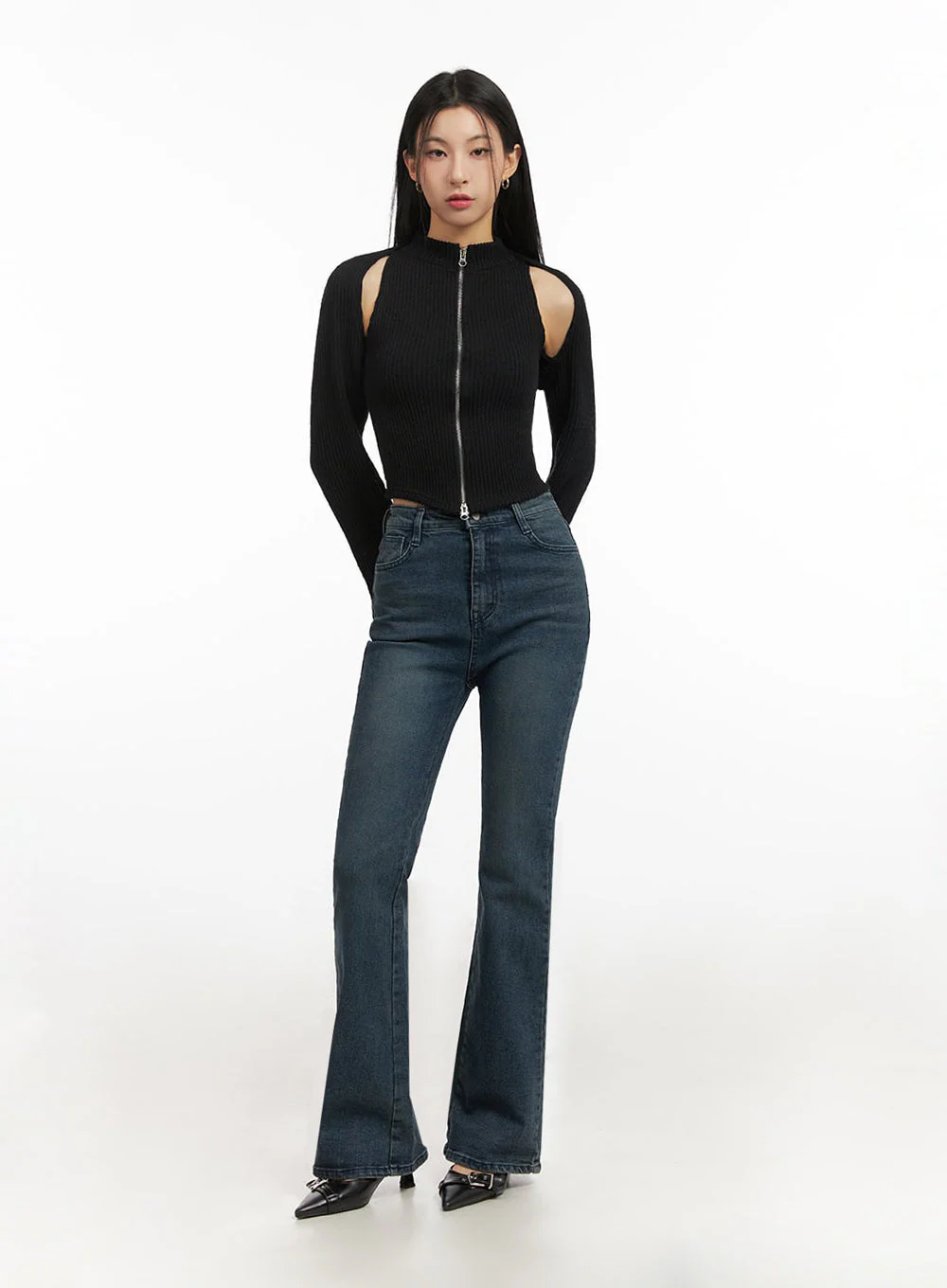 Gabriella Slim-Fit Bootcut Jeans ID431 - Image 4
