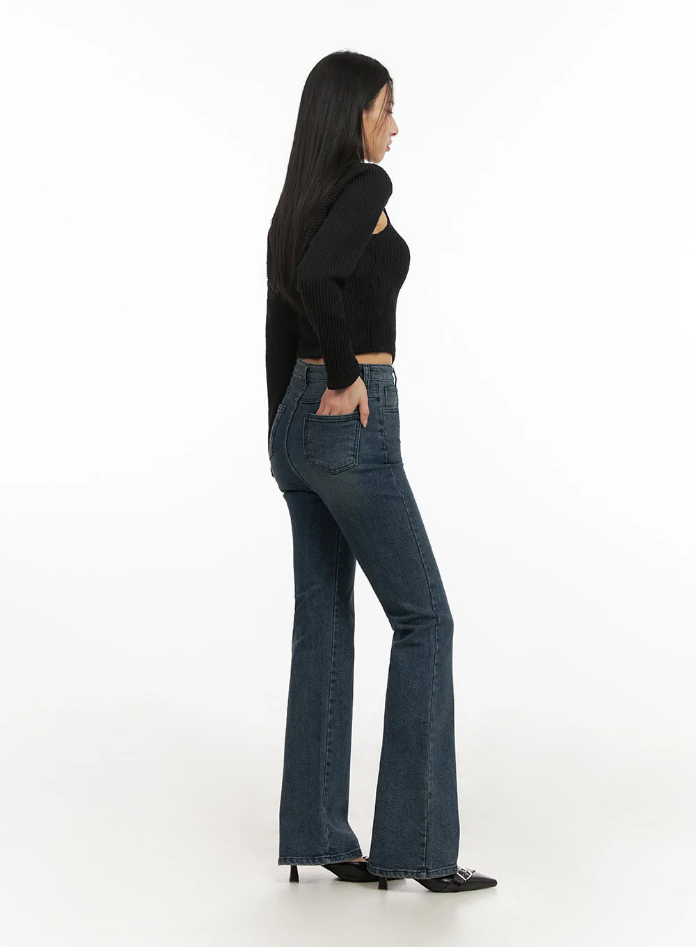 Gabriella Slim-Fit Bootcut Jeans ID431 - Image 8