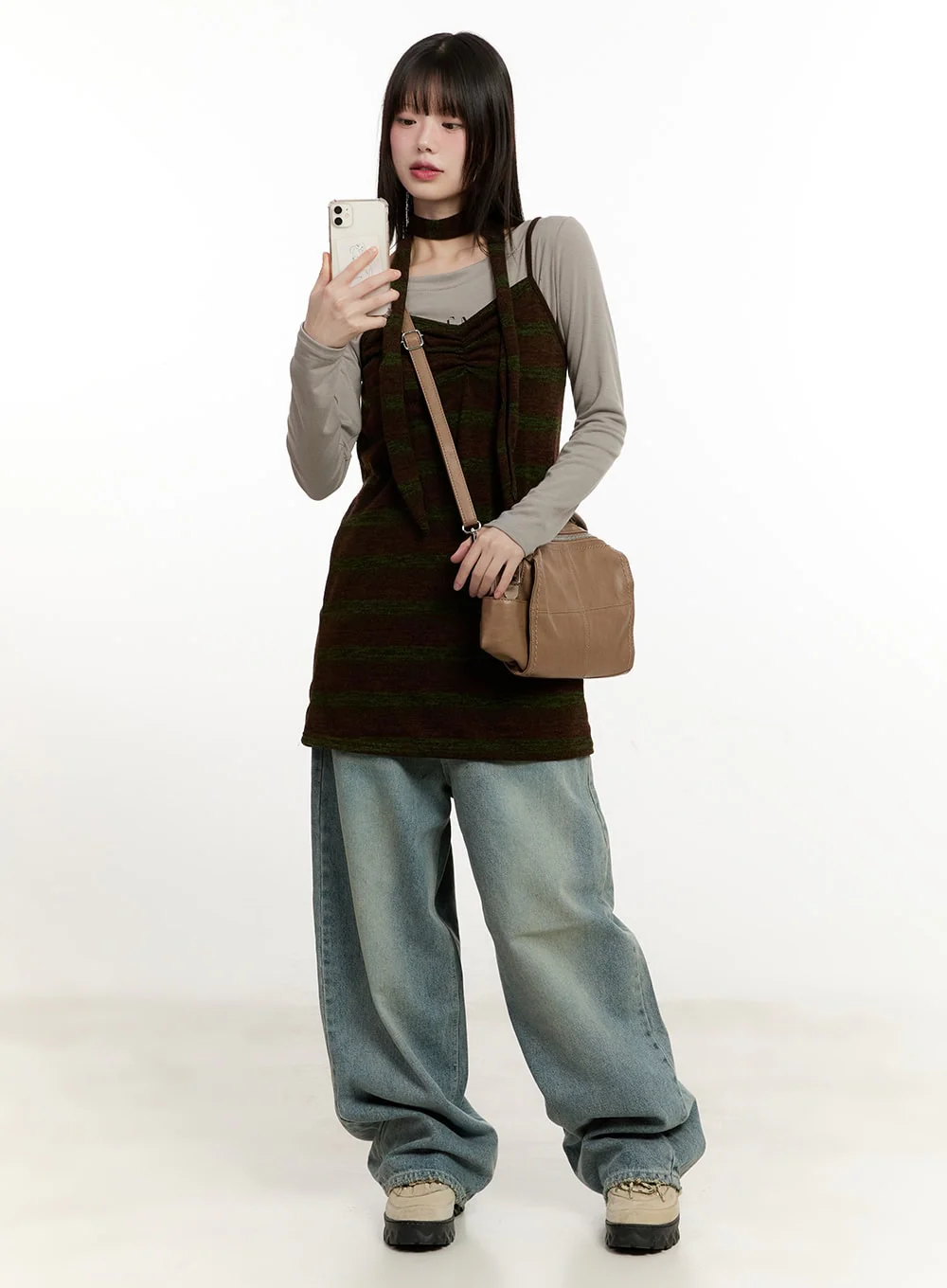 Galinda Washed Baggy Jeans CM513 - Image 8