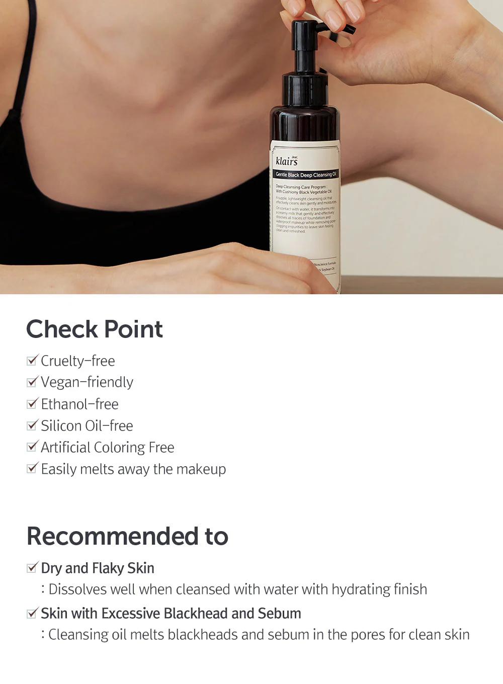 Gentle Black Deep Cleansing Oil (150ml) - Image 12