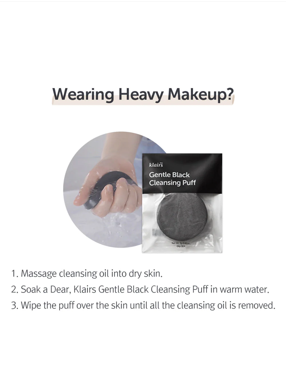 Gentle Black Deep Cleansing Oil (150ml) - Image 5