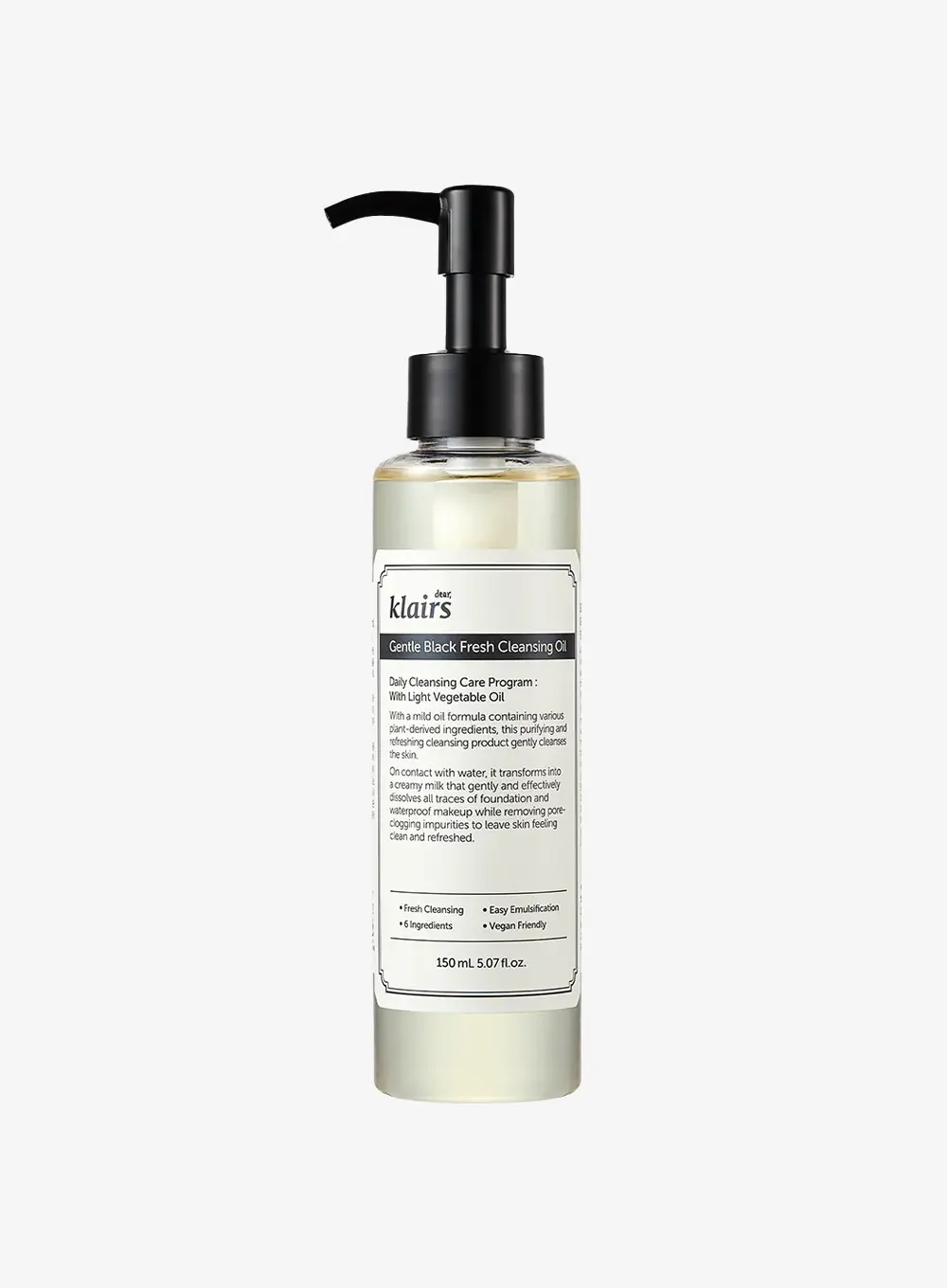 Gentle Black Fresh Cleansing Oil (150ml)