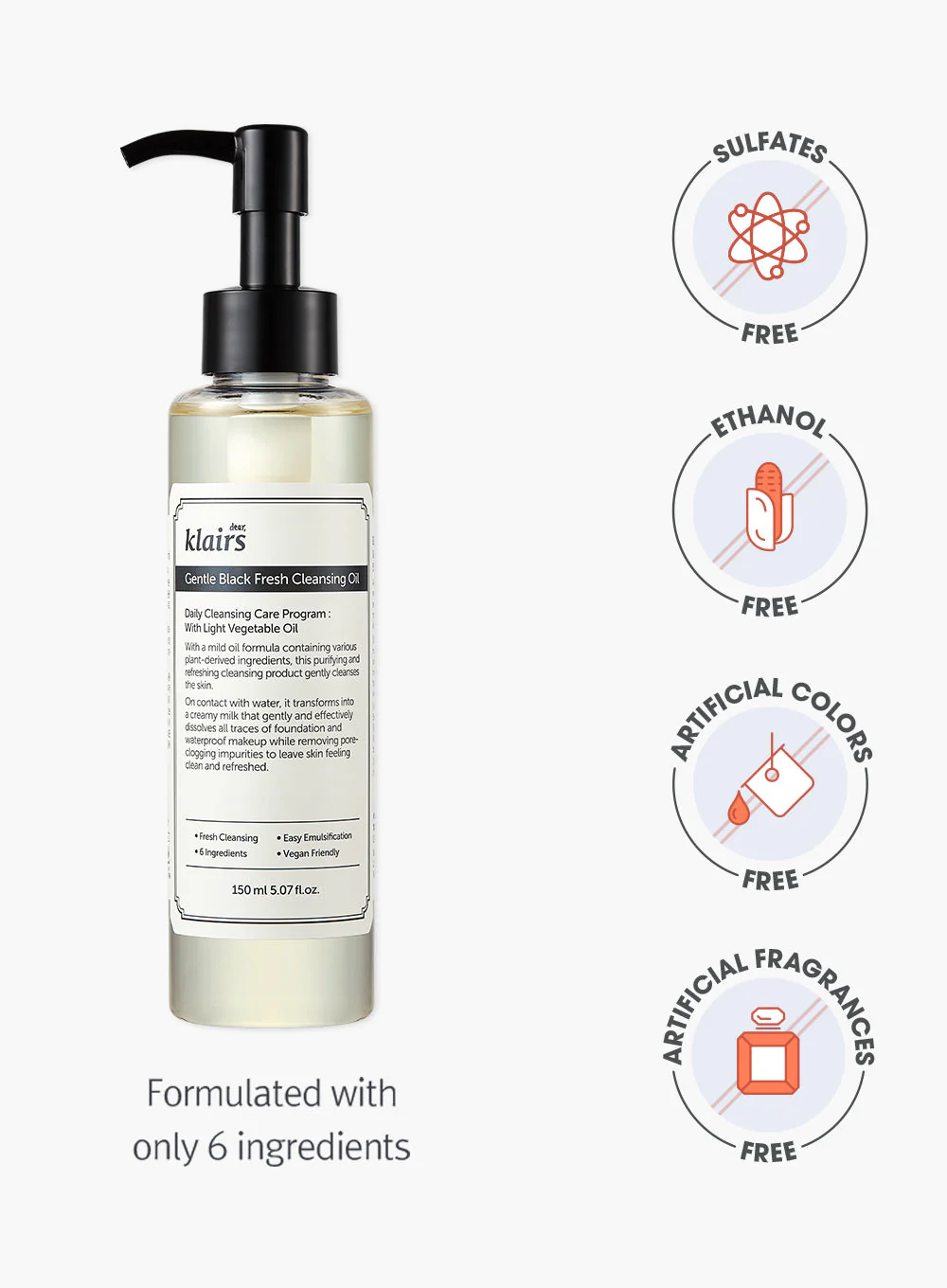 Gentle Black Fresh Cleansing Oil (150ml) - Image 11