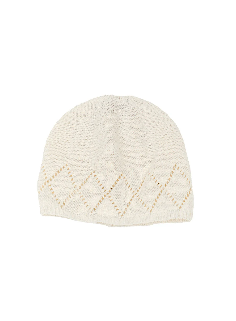 Geo Print Linen Beanie CY520 - Image 9