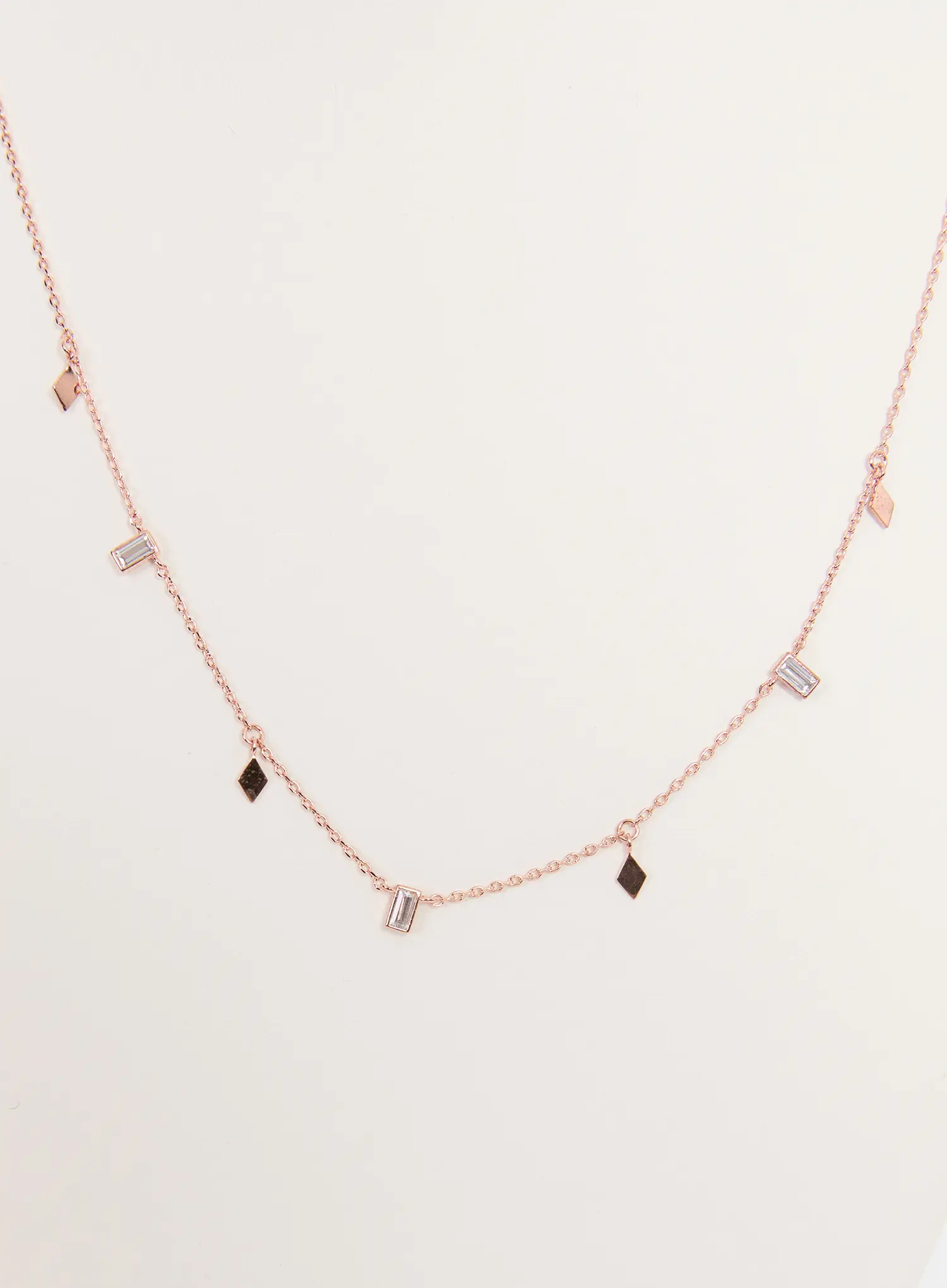 Geometric Drop Necklace IS517 - Image 6
