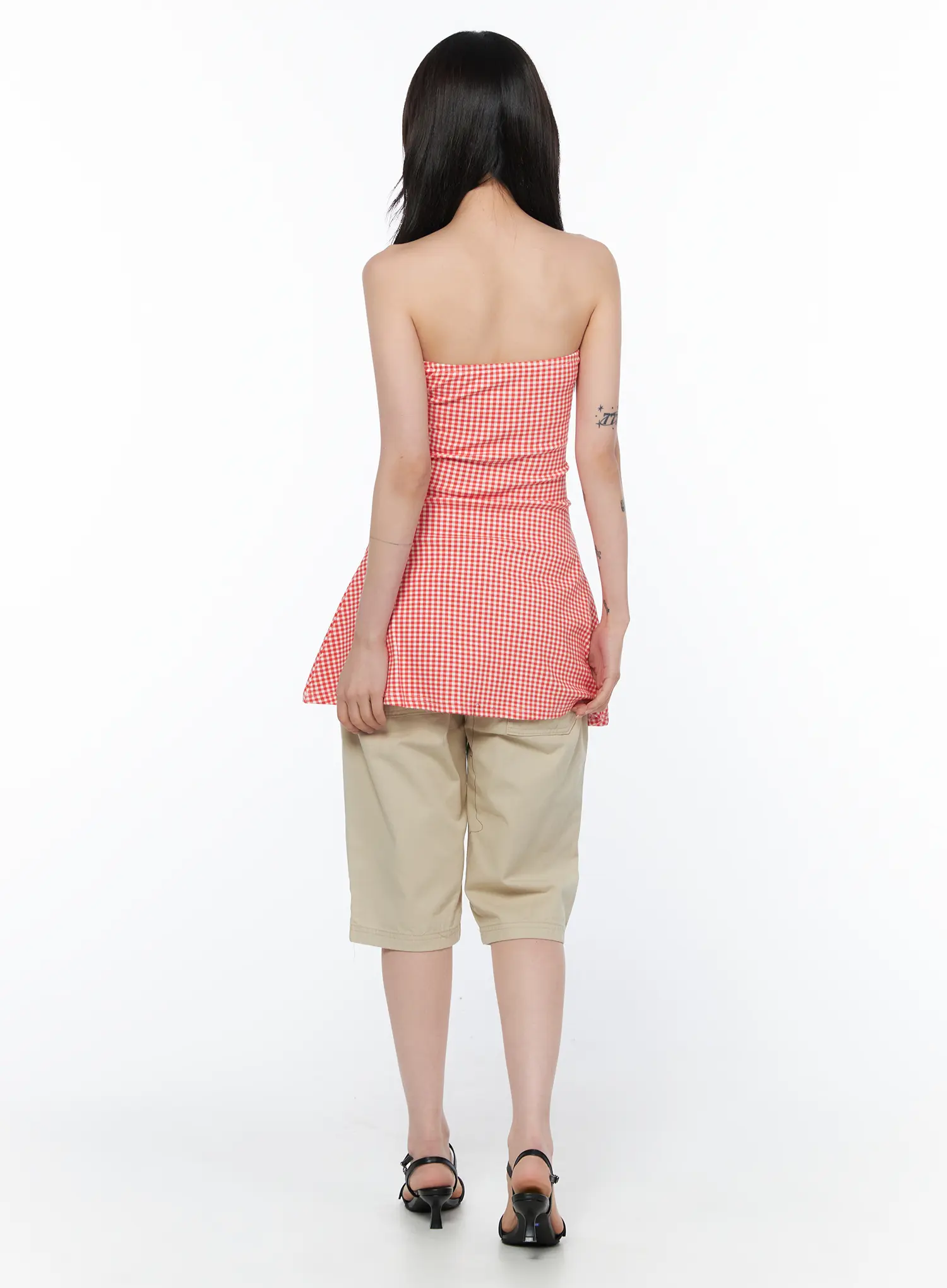 Gingham Tube Top CA524 - Image 5