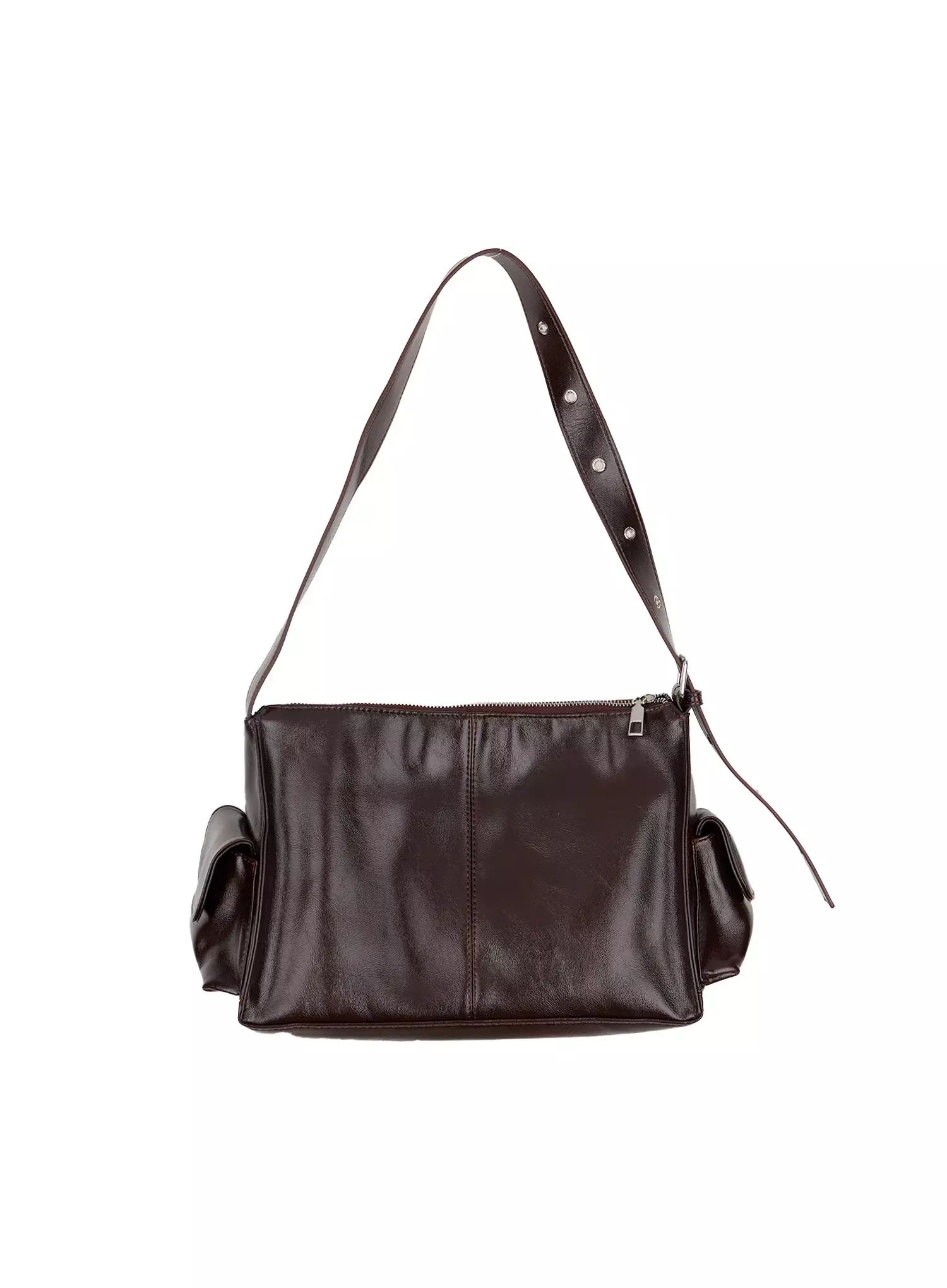 Glossy Pocket Shoulder Bag IM509 - Image 13
