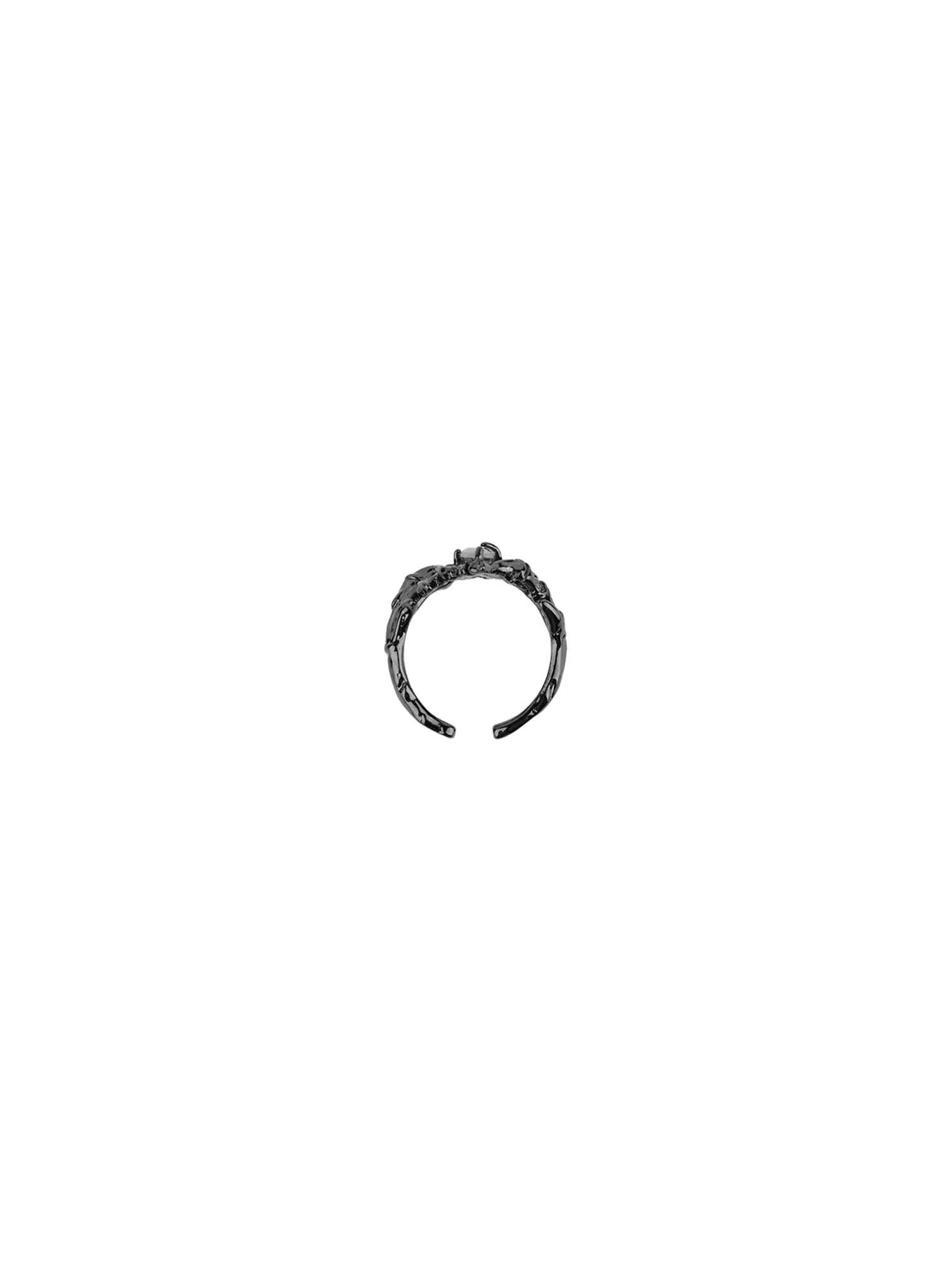 Gothic Red Stone Ring CF525 - Image 6
