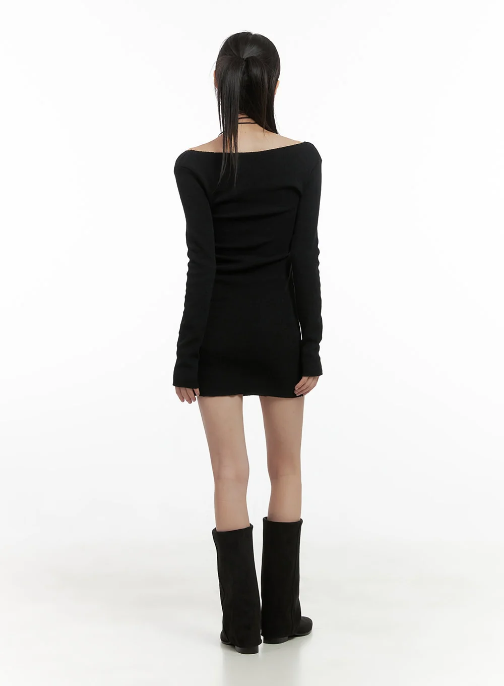 Graceful Off-Shoulder Mini Dress CS412 - Image 6