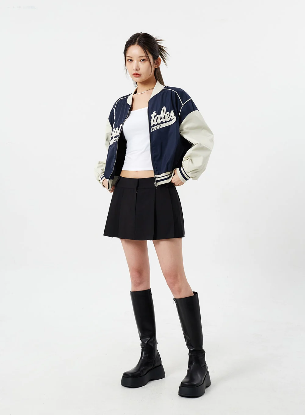 Graphic Bomber Jacket CM308 - Image 7