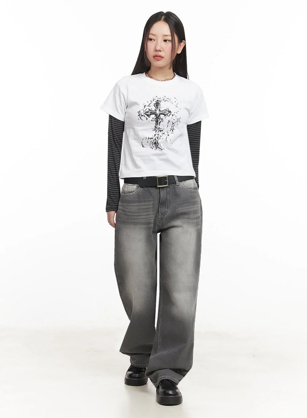Graphic Cross T-Shirt IM524 - Image 12